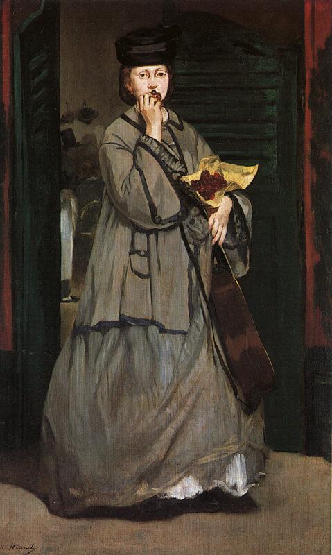 Edouard Manet Street Singer oil painting image